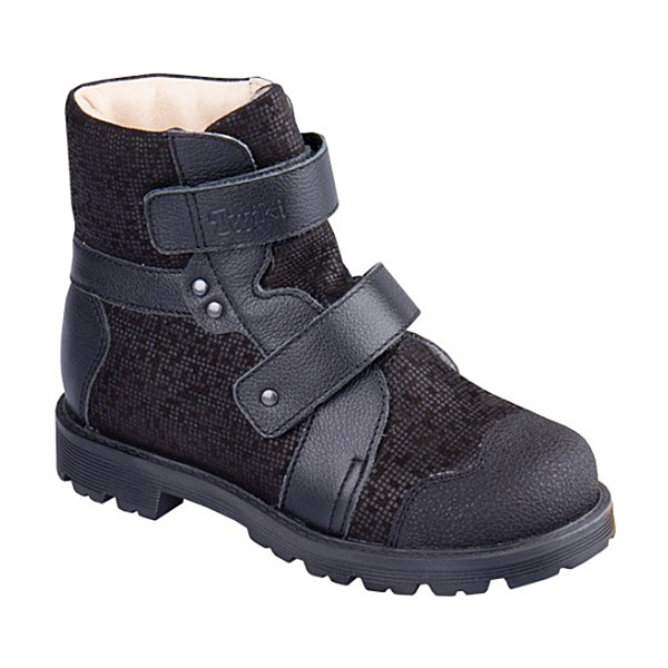 Ботинки ортопедические Твики утепленные для мальчиков TW-511-11 черный