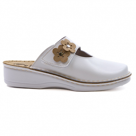 Сабо Mubb женские 160104 белые. Изображение 3 из 5