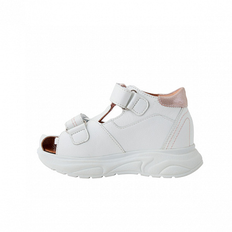 Сандали ортопедические Твики для девочек TW-145-4 белый/розовый. Изображение 3 из 4