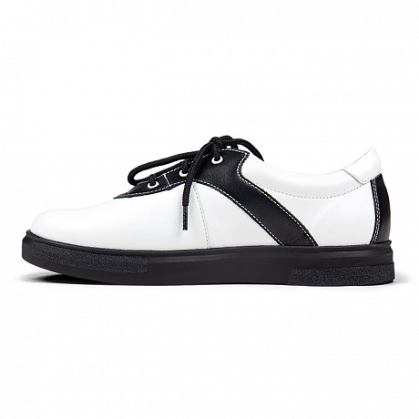 Полуботинки ортопедические Dr Thomas женские DTD-300-17 белый/черный. Изображение 4 из 5